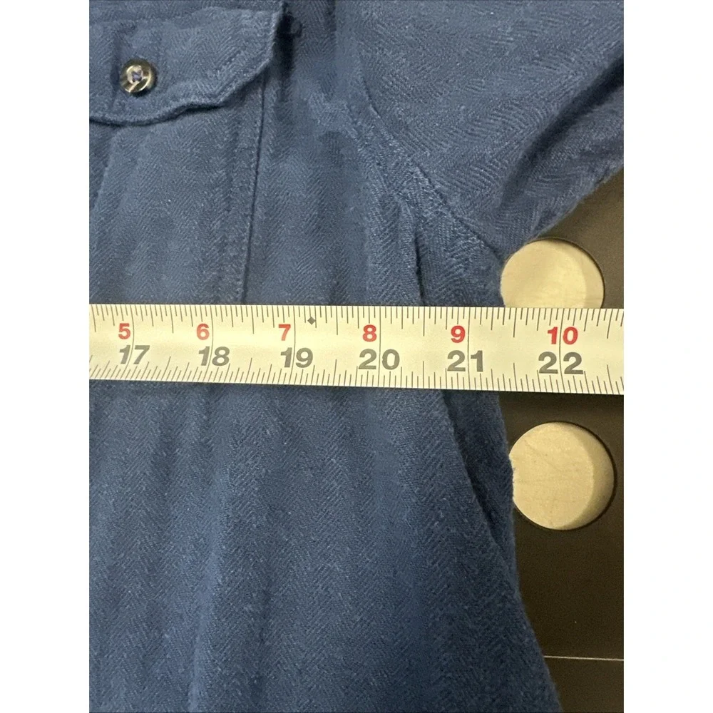 Woolrich Button Up Shirt‎ Women's Extra Large Flannel Blue Outdoor
